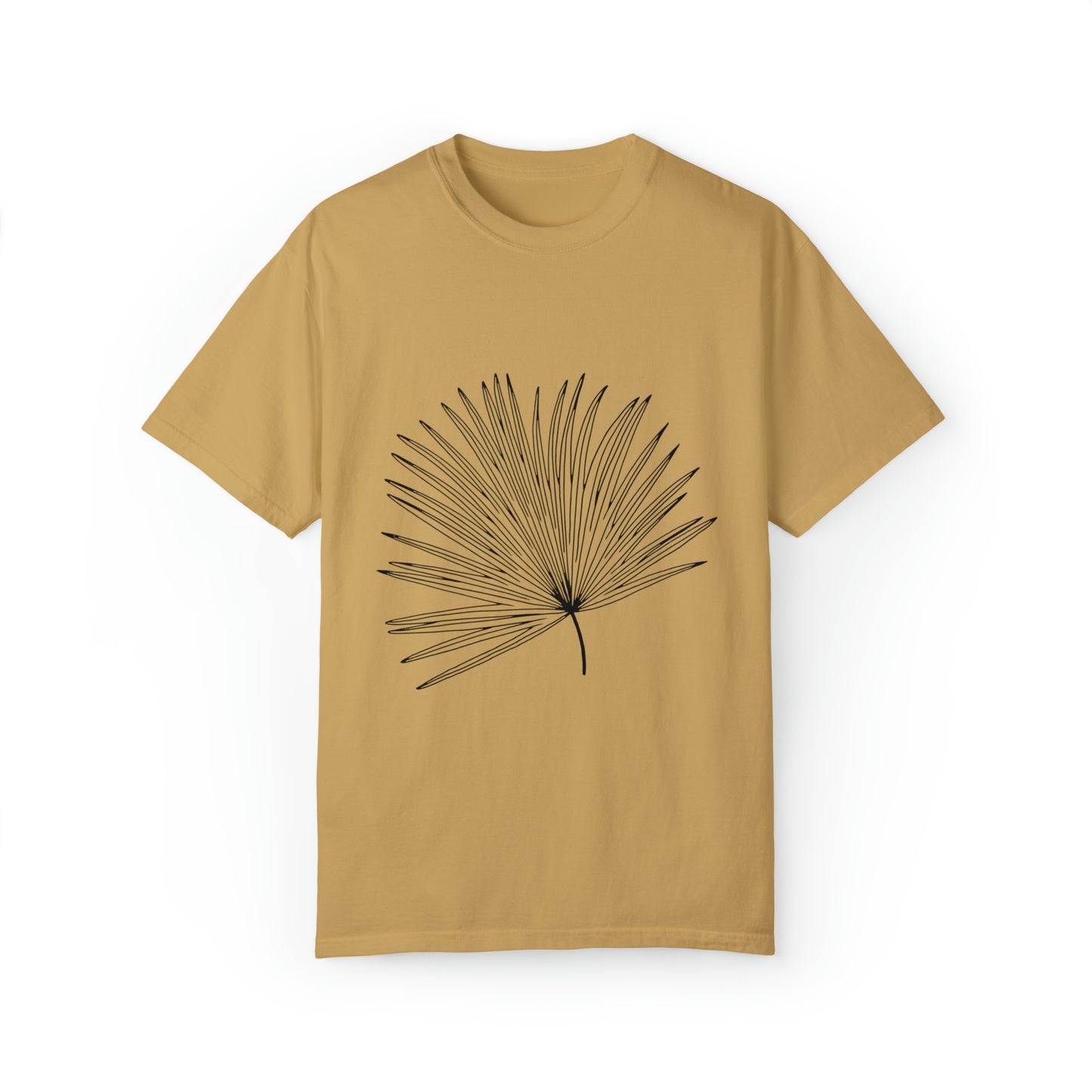 Palm Leaf Unisex Garment-Dyed T-shirt