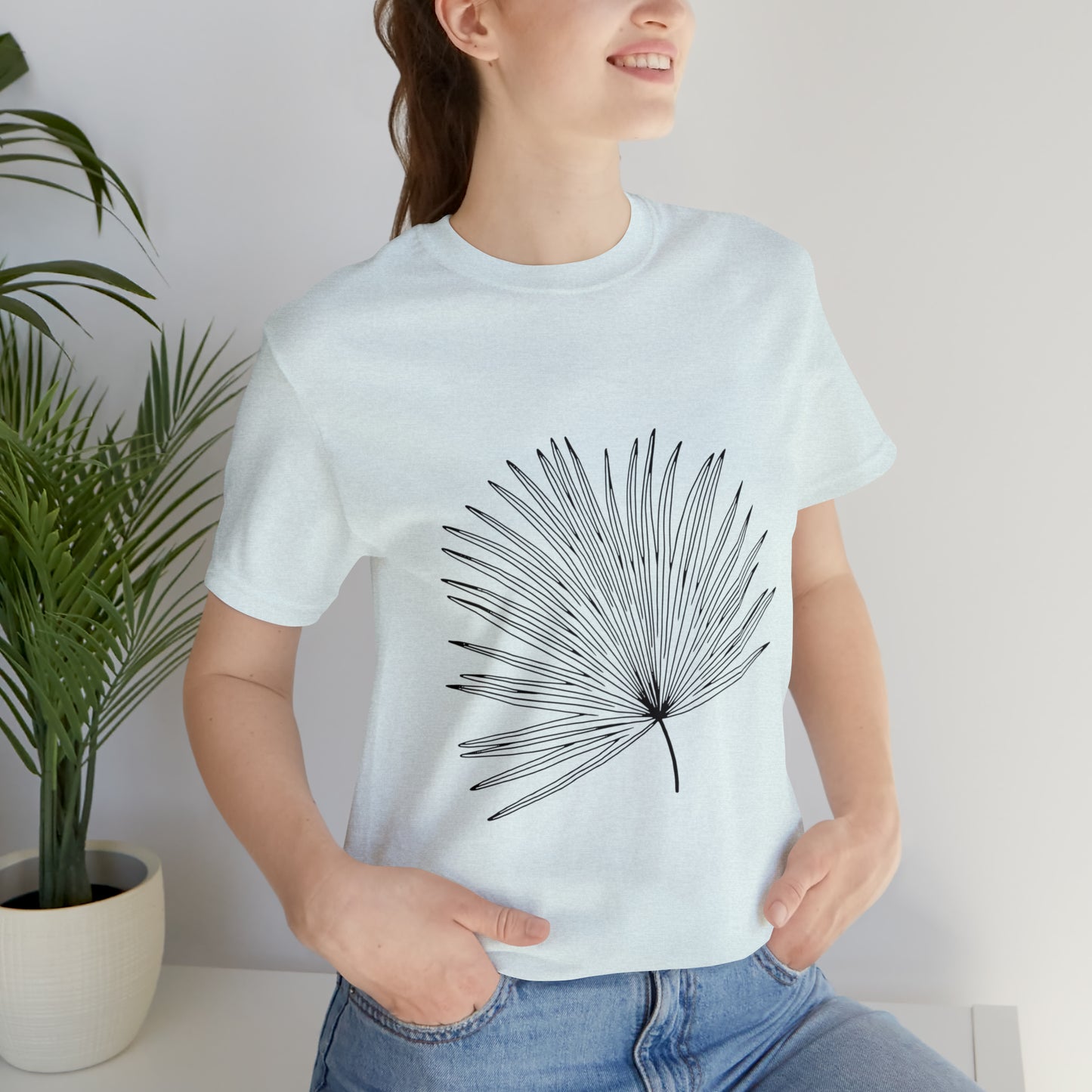 Palm Leaf Unisex Jersey Tee