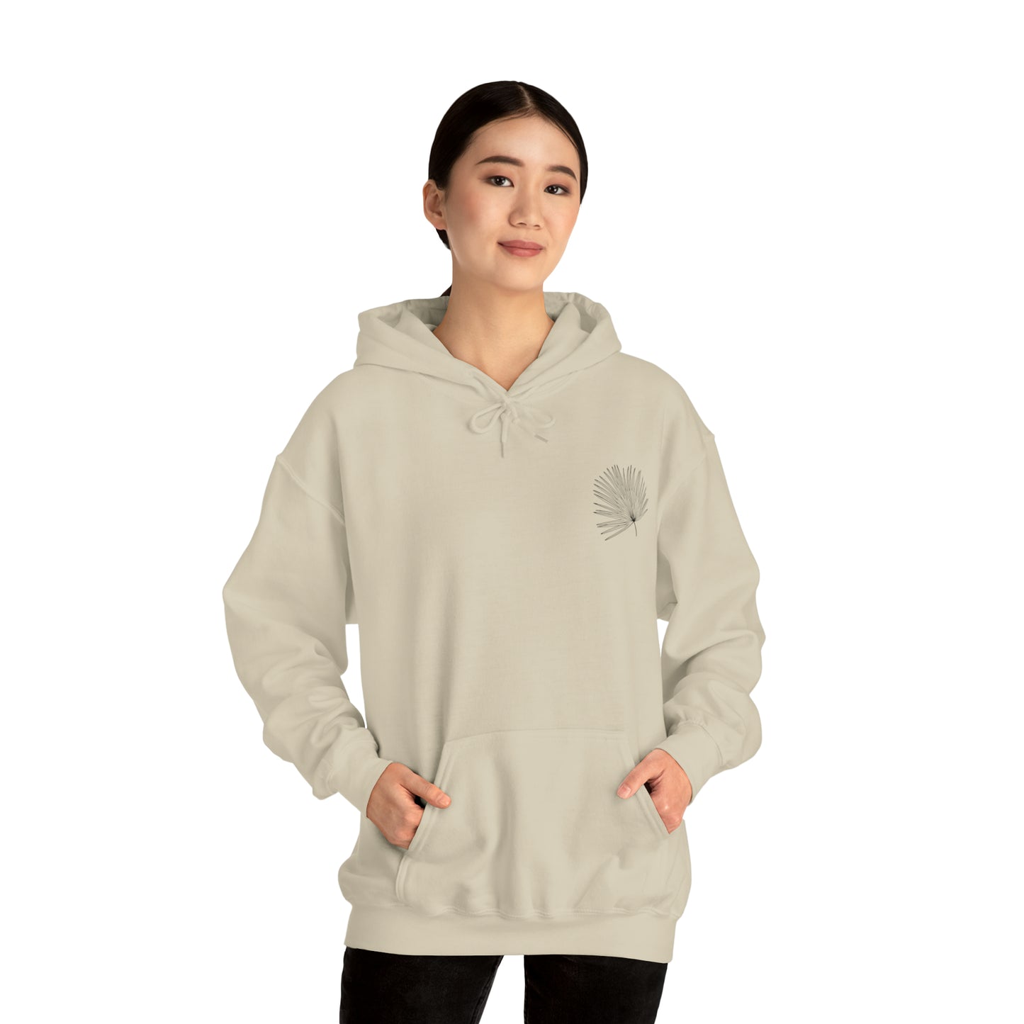 Palm Leaf Unisex Hooded Sweatshirt