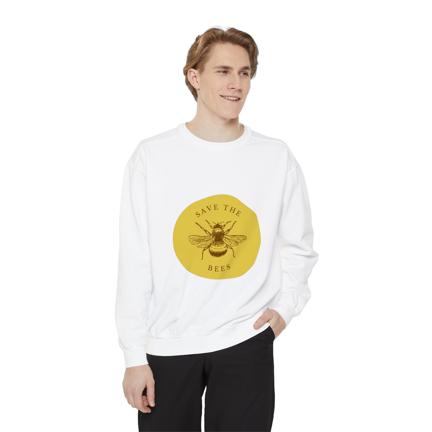 Save The Bees Unisex Garment-Dyed Sweatshirt