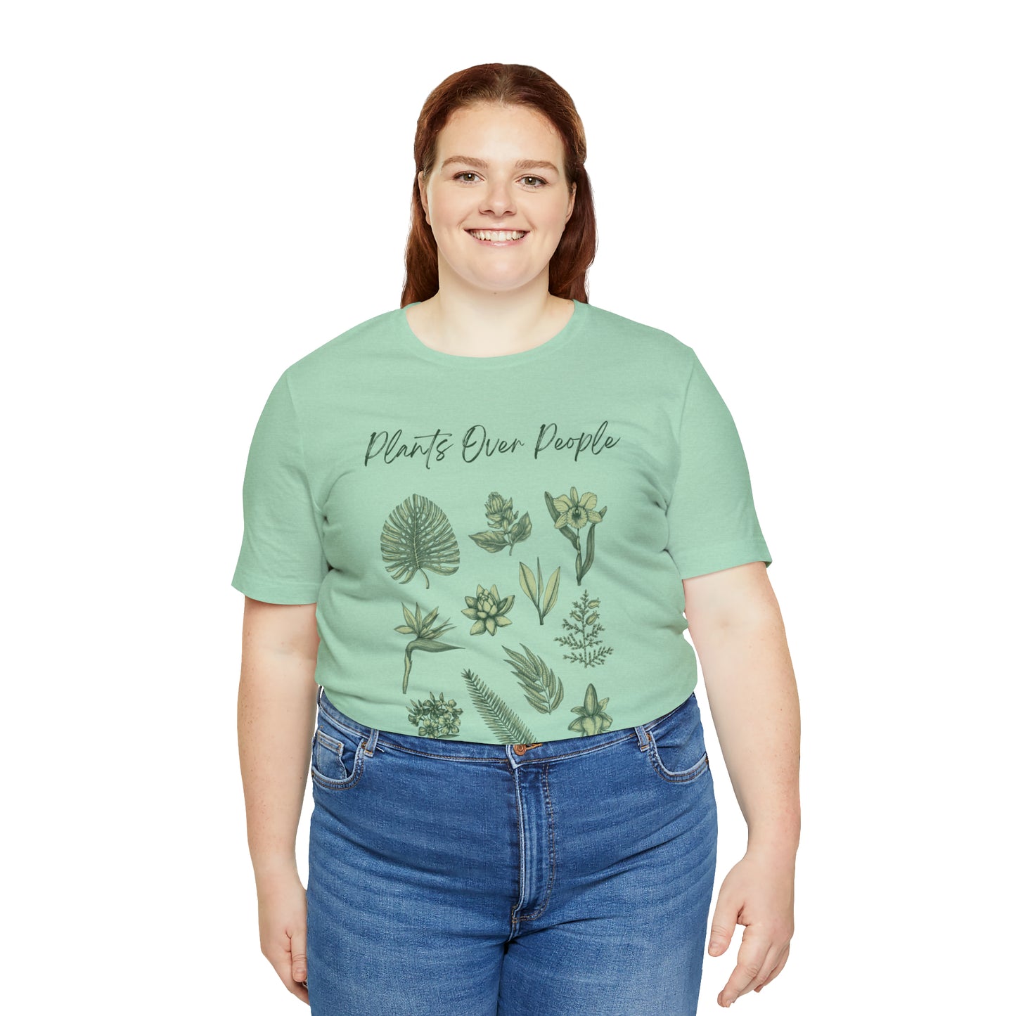 Plants Over People Unisex Jersey Short Sleeve Tee