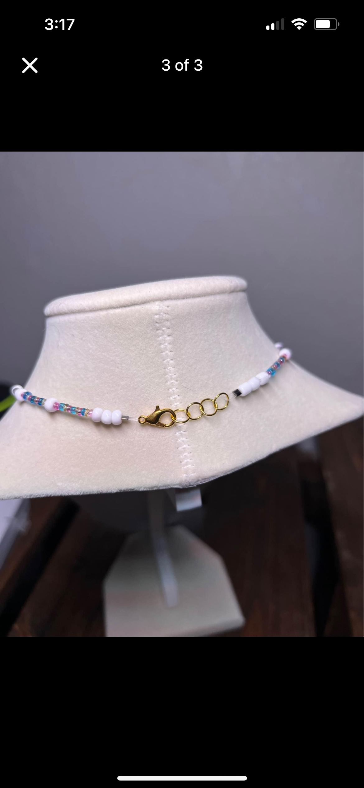 Drangonfly pendant choker