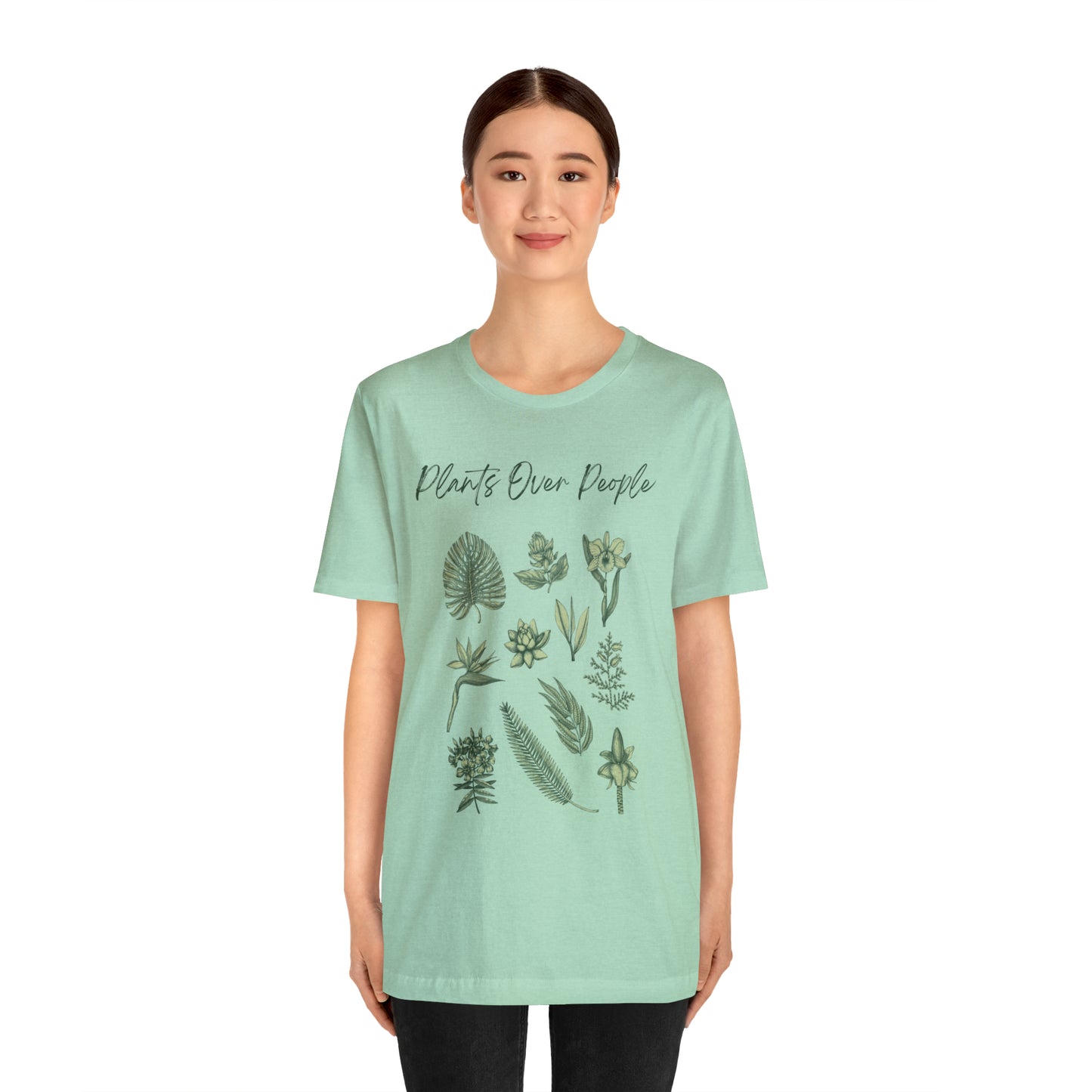 Plants Over People Unisex Jersey Short Sleeve Tee