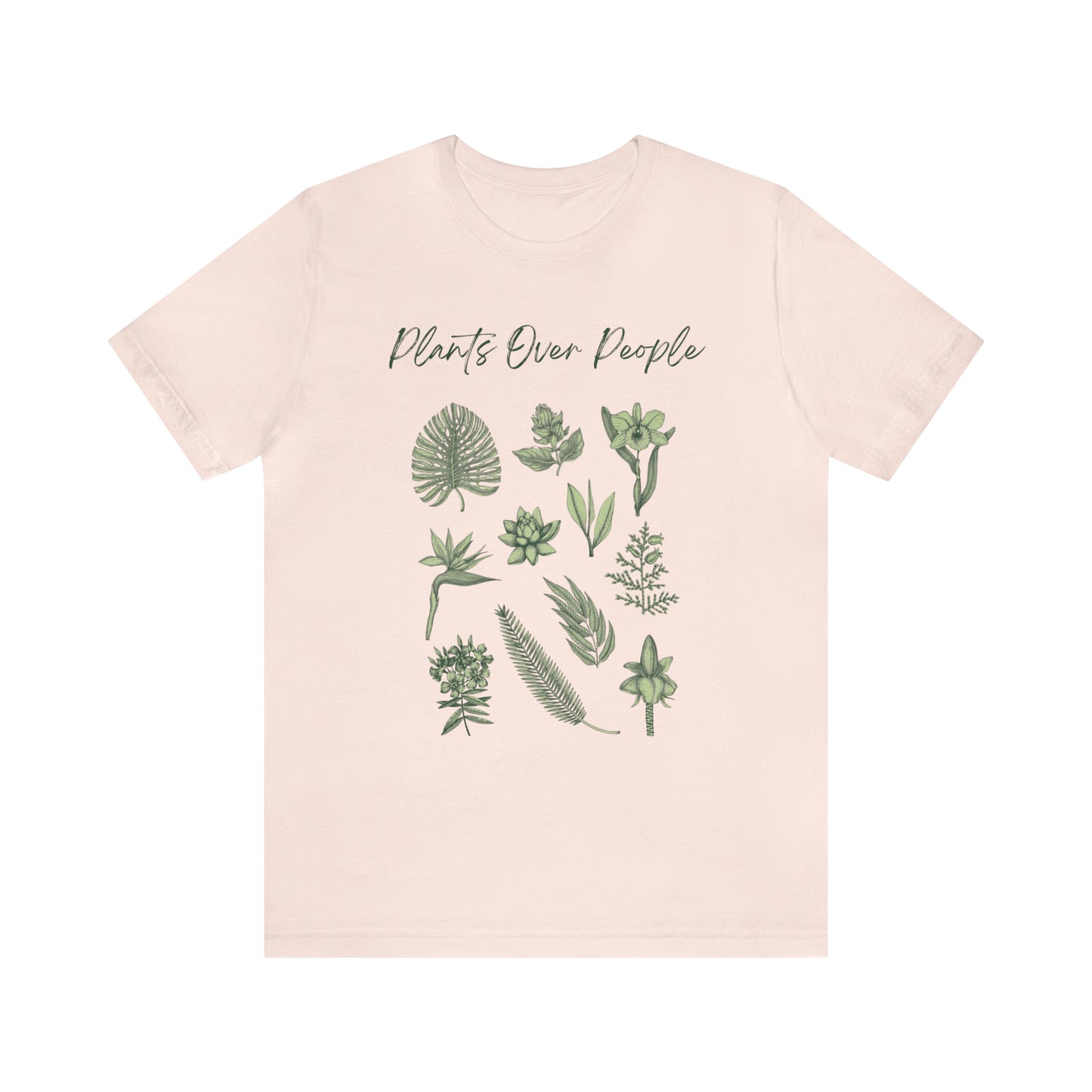 Plants Over People Unisex Jersey Short Sleeve Tee