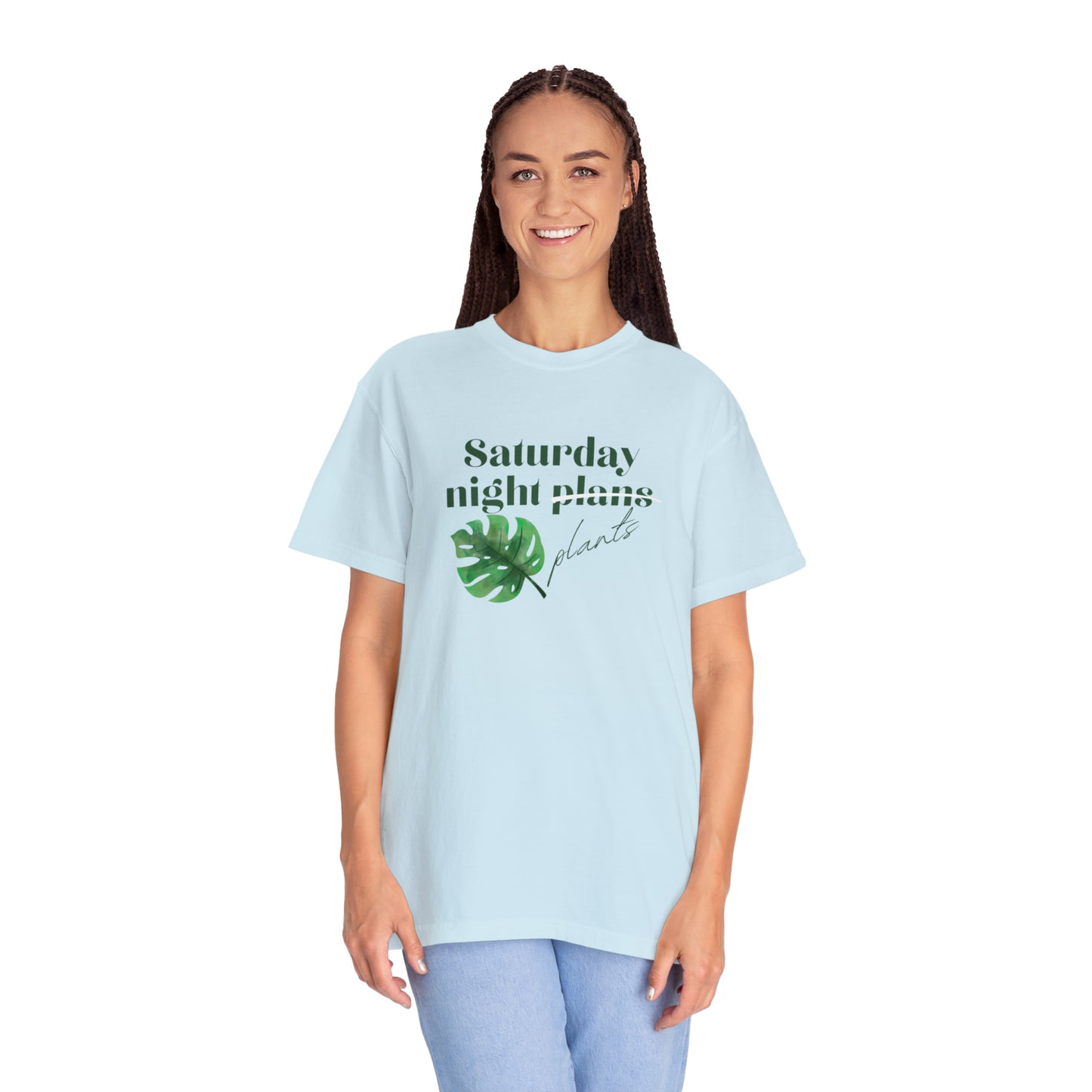 Saturday Night Plants Unisex Garment-Dyed T-shirt