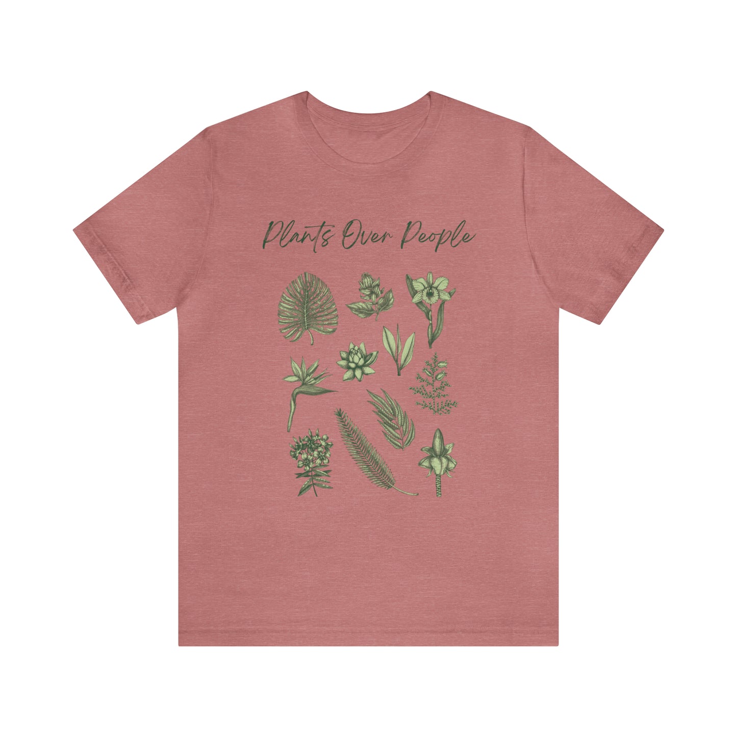 Plants Over People Unisex Jersey Short Sleeve Tee