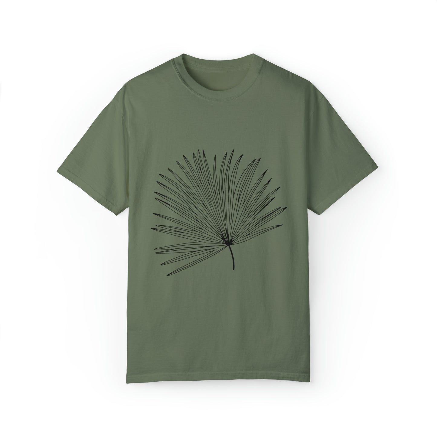 Palm Leaf Unisex Garment-Dyed T-shirt