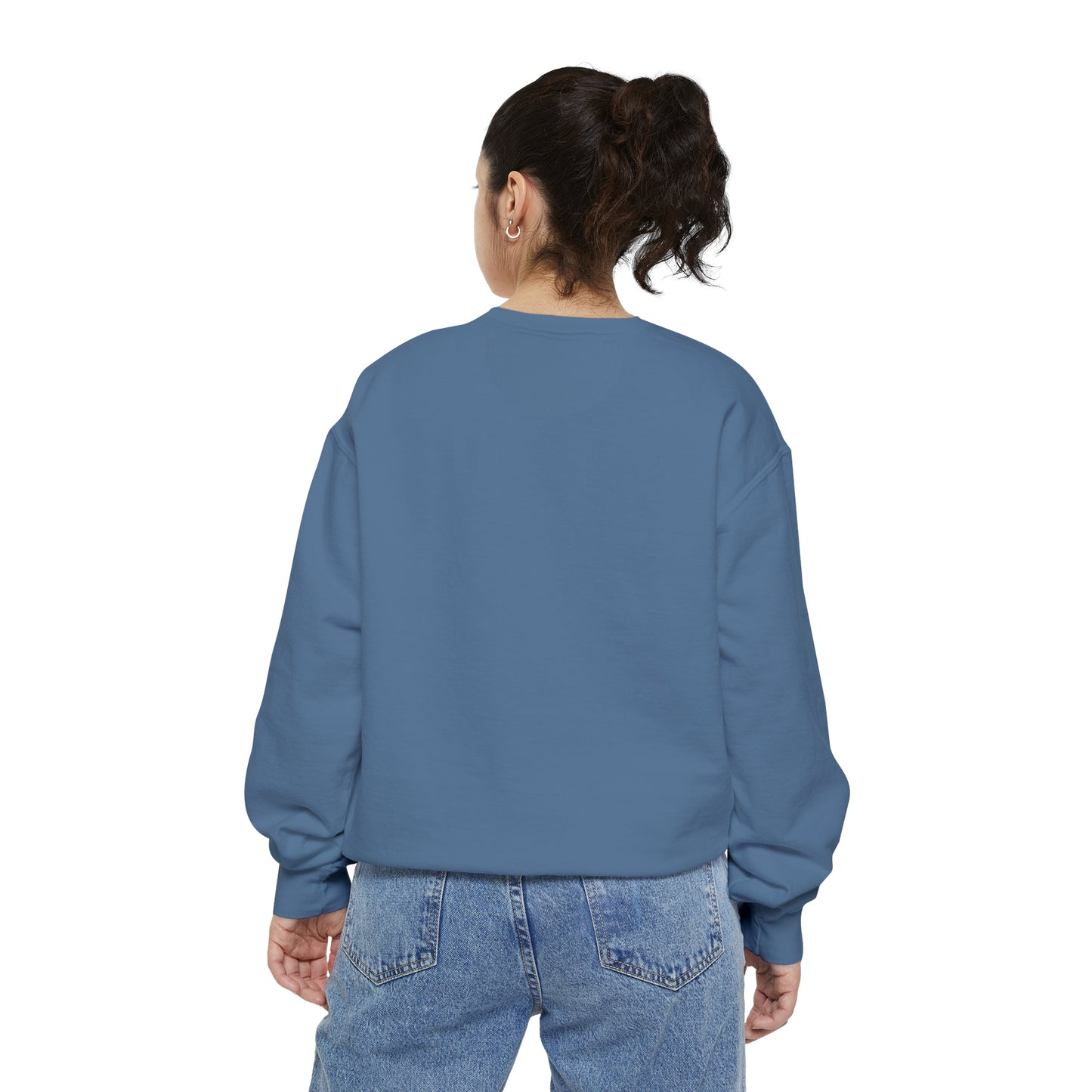 Palm Leaf Unisex Garment-Dyed Crewneck