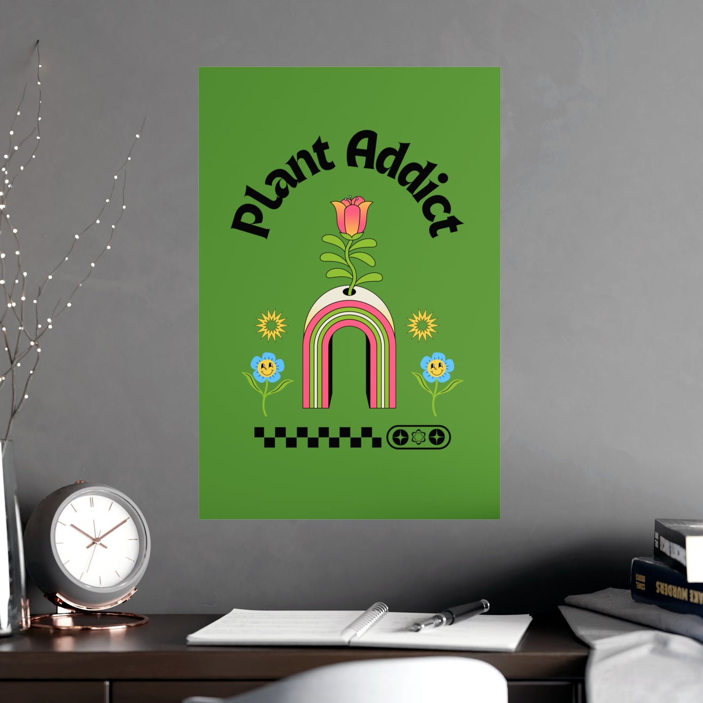 Plant Addict Vertical Matte Posters