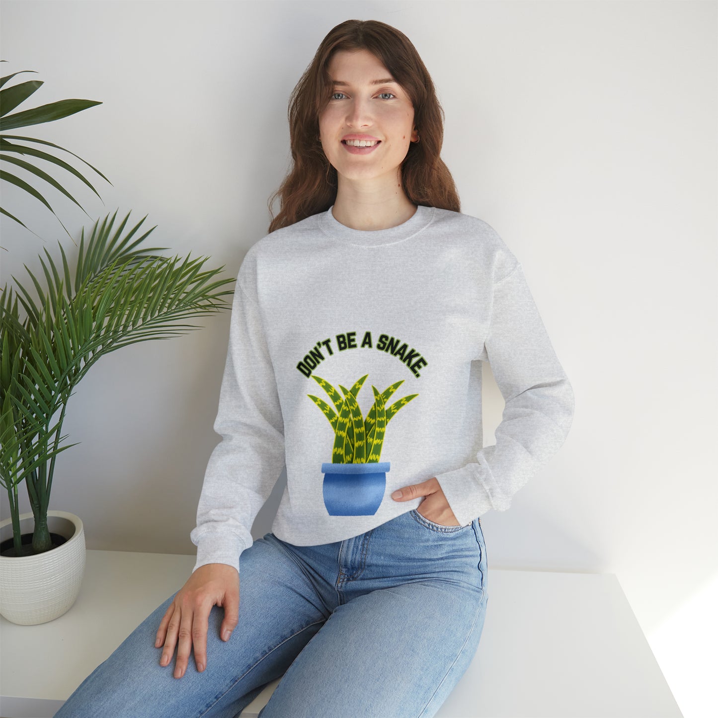 Don't Be A Snake Unisex Crewneck Sweatshirt