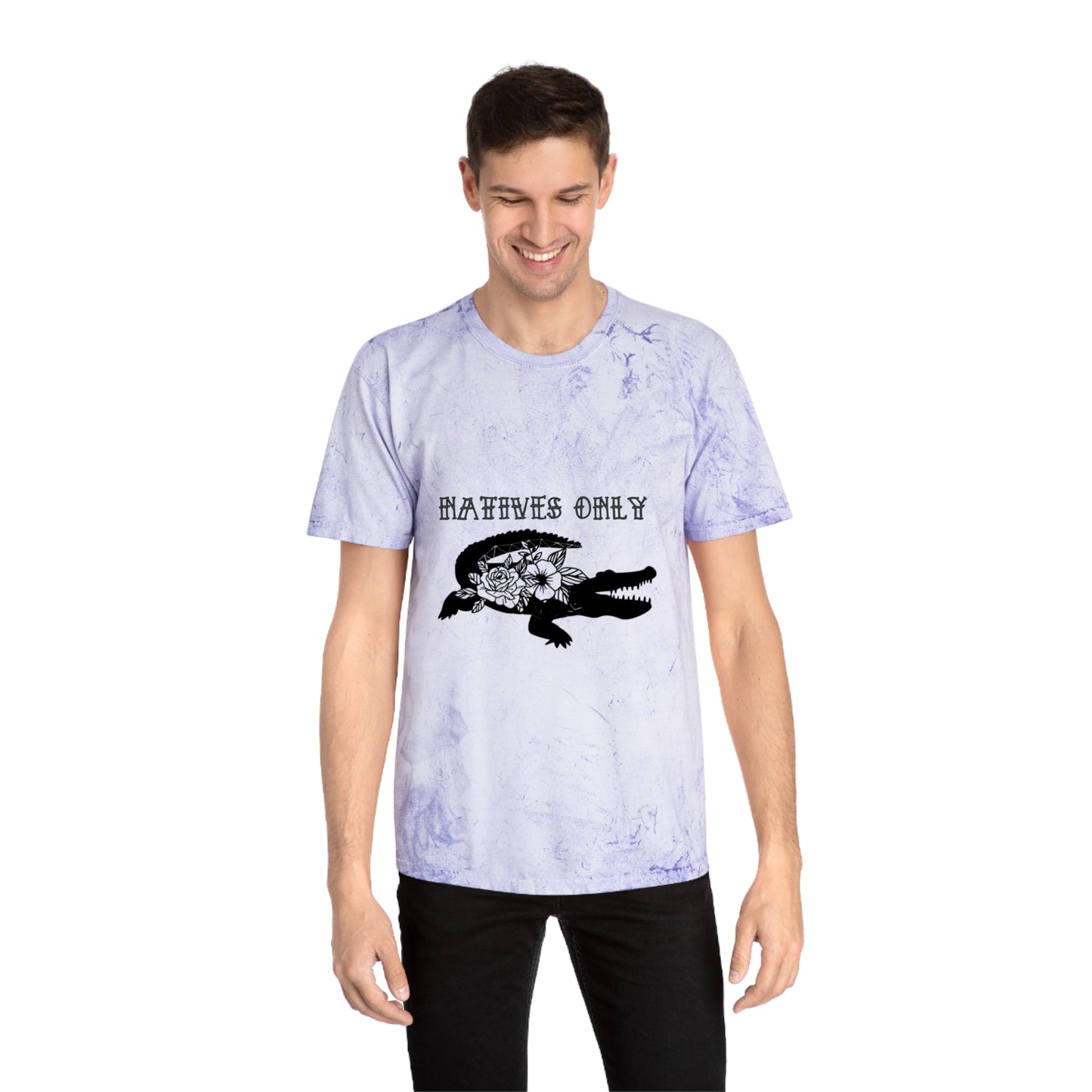 Natives Only Alligator Unisex Color Blast T-Shirt