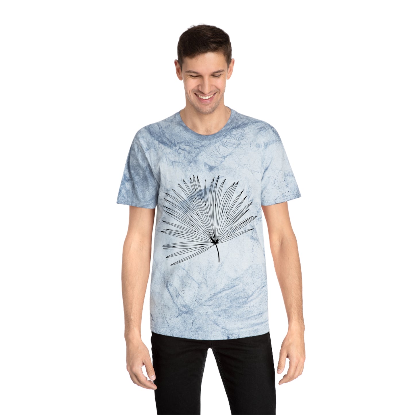 Palm Leaf Unisex Color Blast T-Shirt