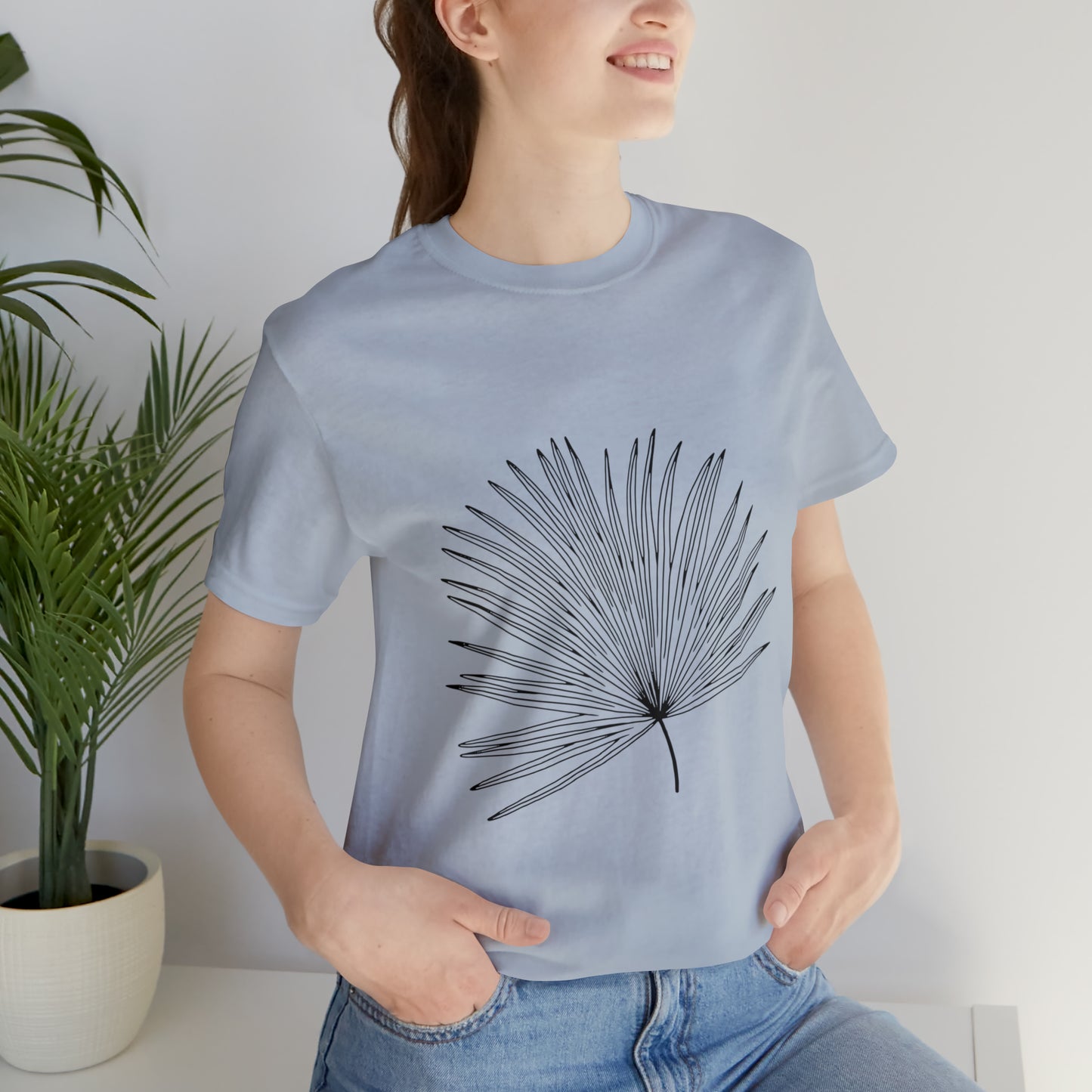 Palm Leaf Unisex Jersey Tee