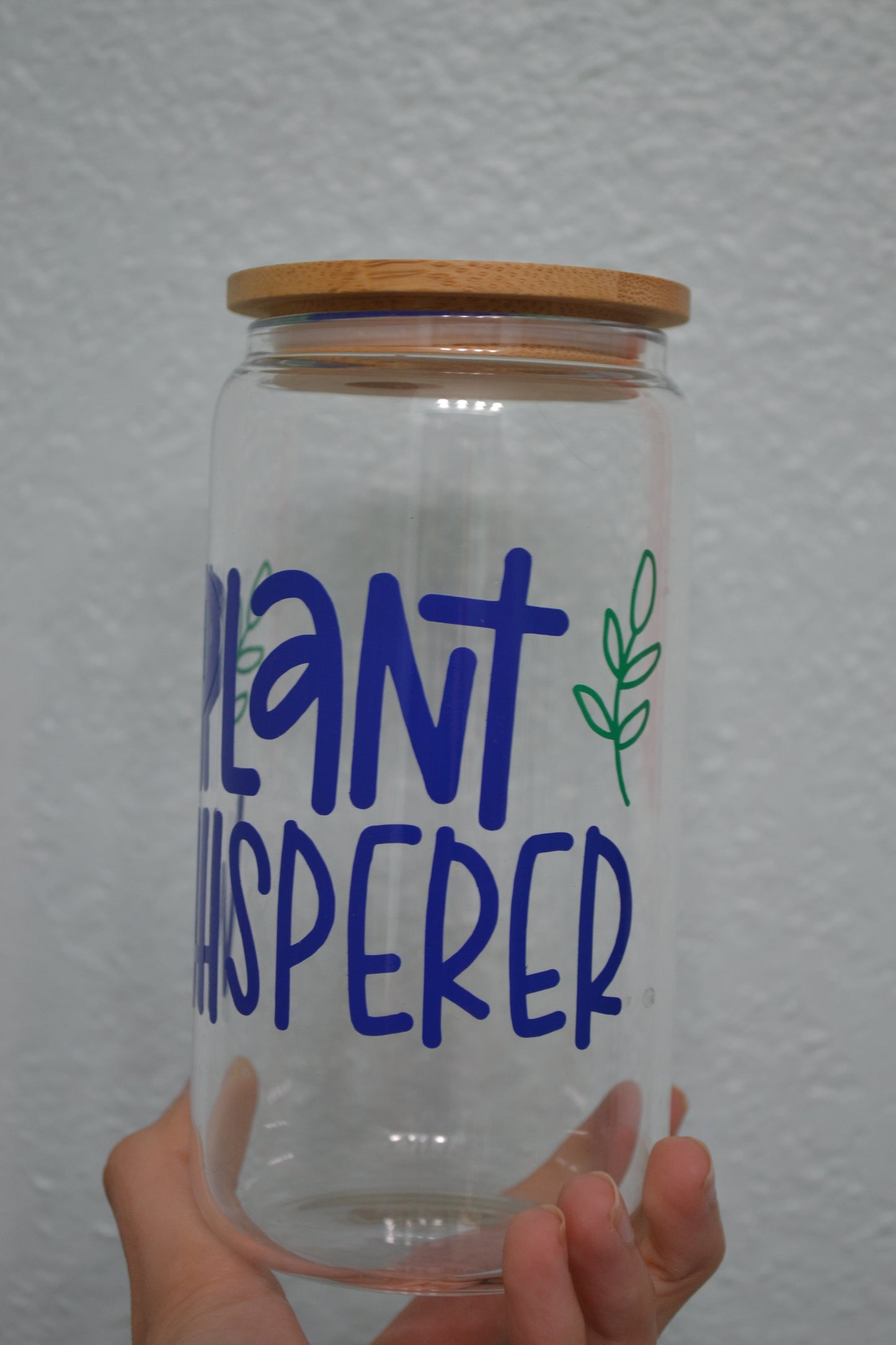 Plant Whisperer Glass Can