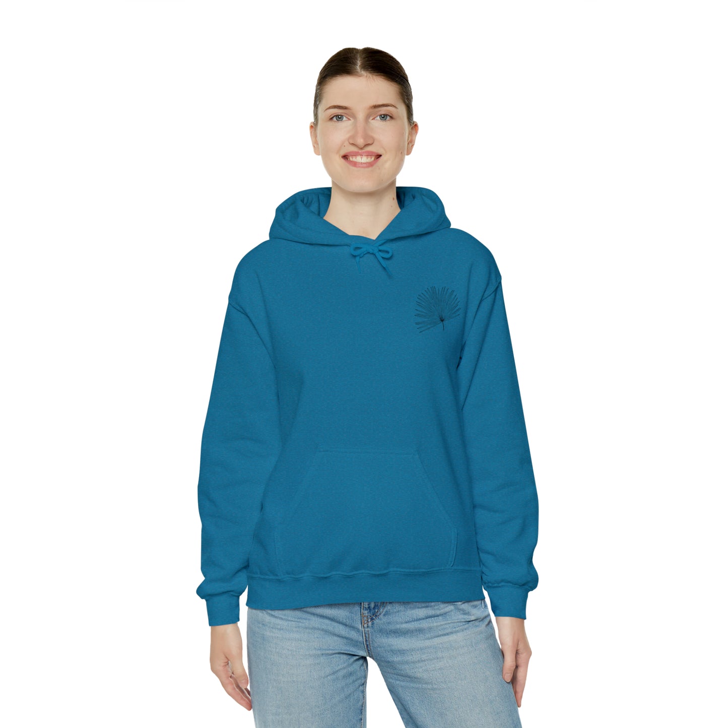 Palm Leaf Unisex Hooded Sweatshirt