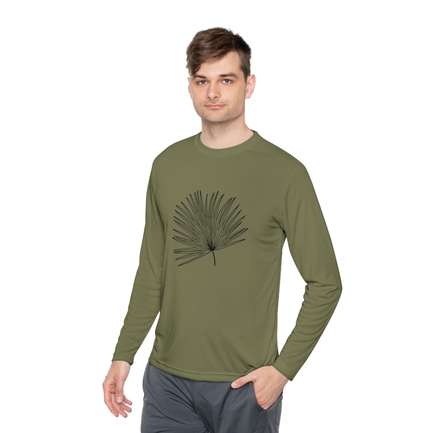 Palm Leaf Unisex Lightweight Long Sleeve