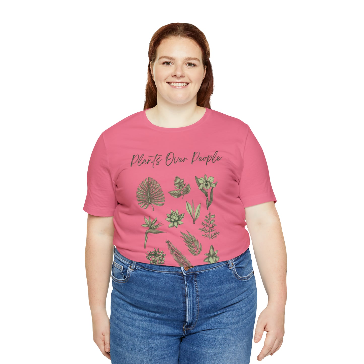 Plants Over People Unisex Jersey Short Sleeve Tee