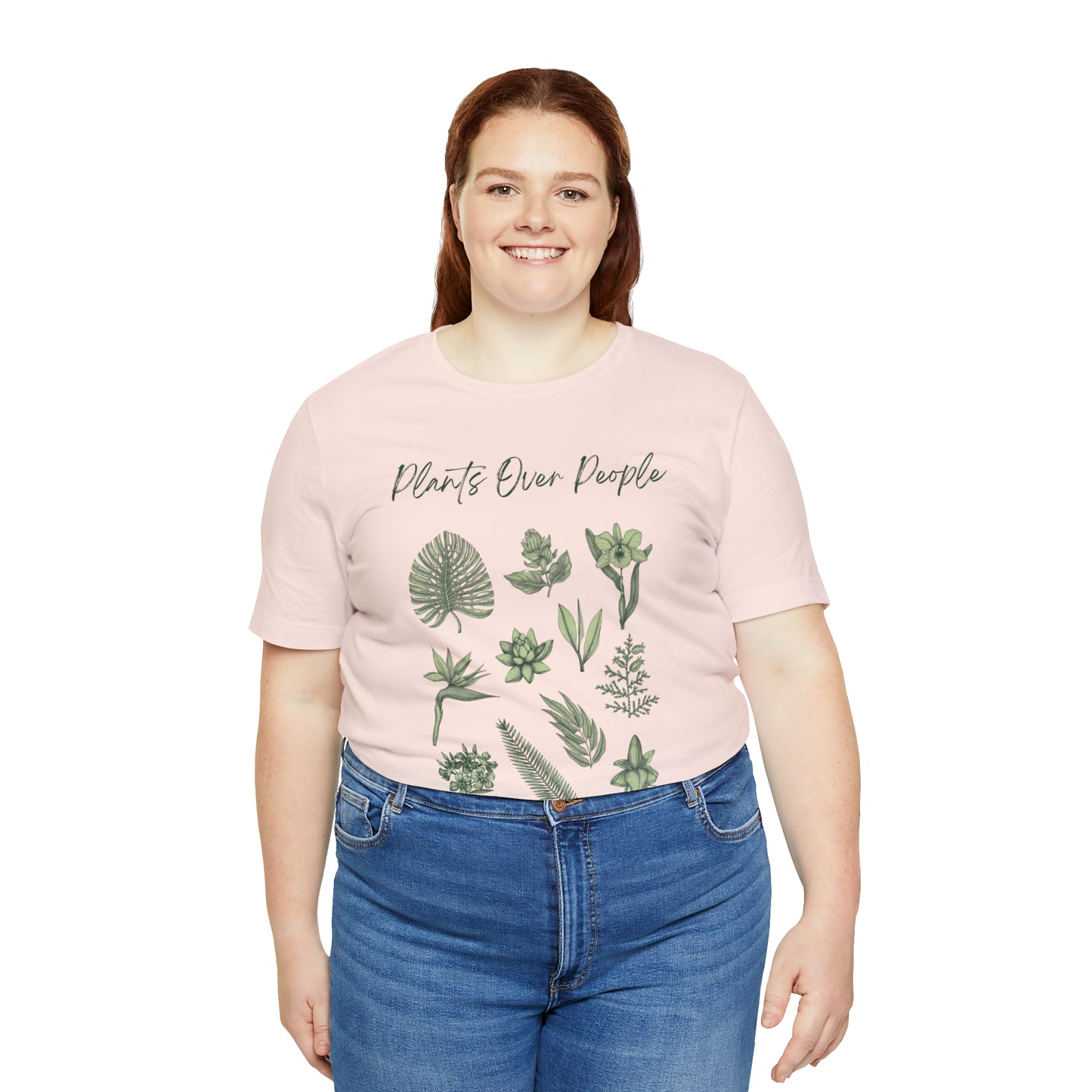 Plants Over People Unisex Jersey Short Sleeve Tee