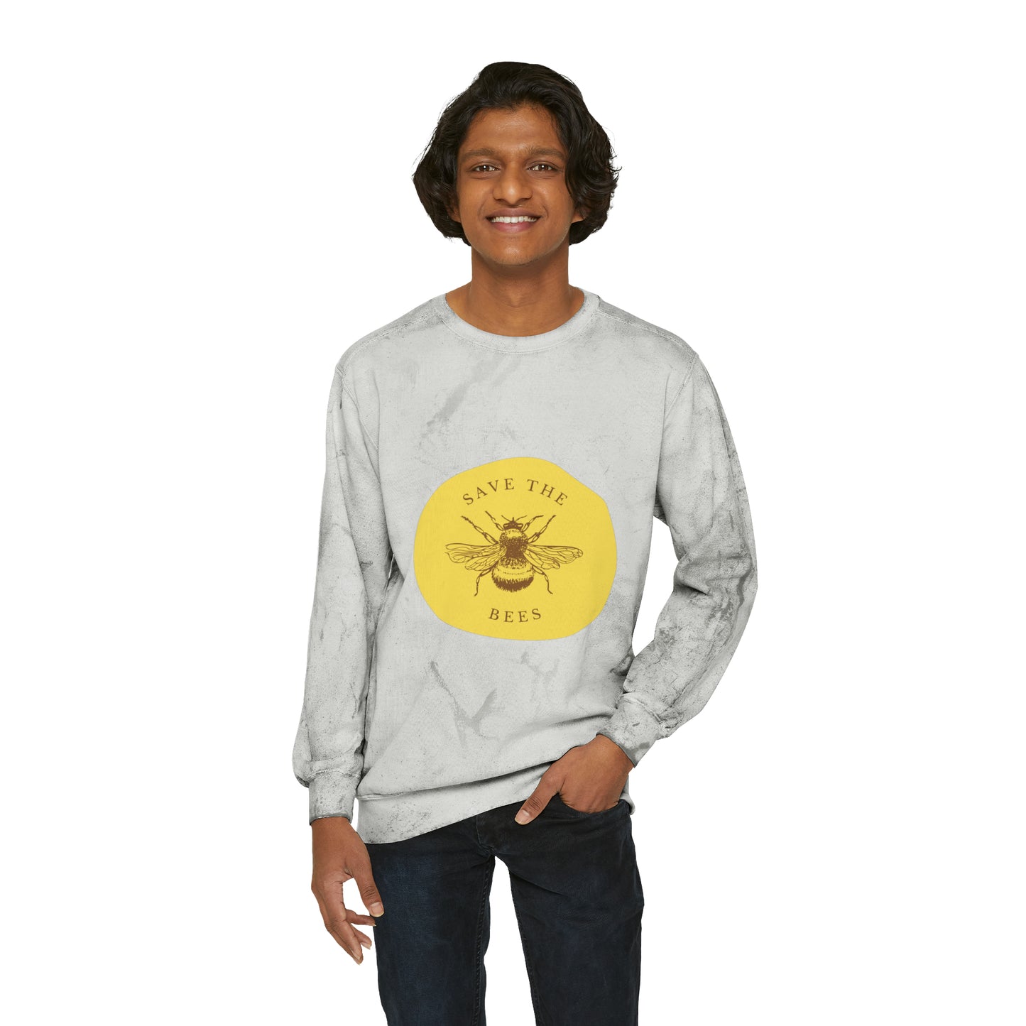 Save The Bees Unisex Color Blast Crewneck