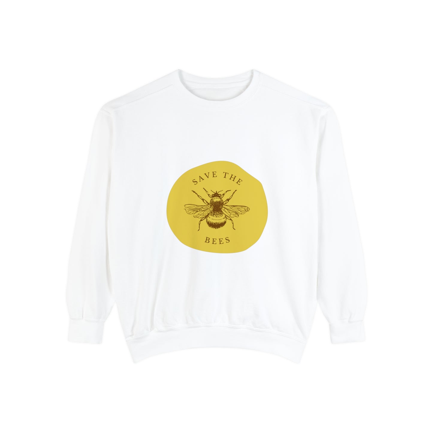 Save The Bees Unisex Garment-Dyed Sweatshirt