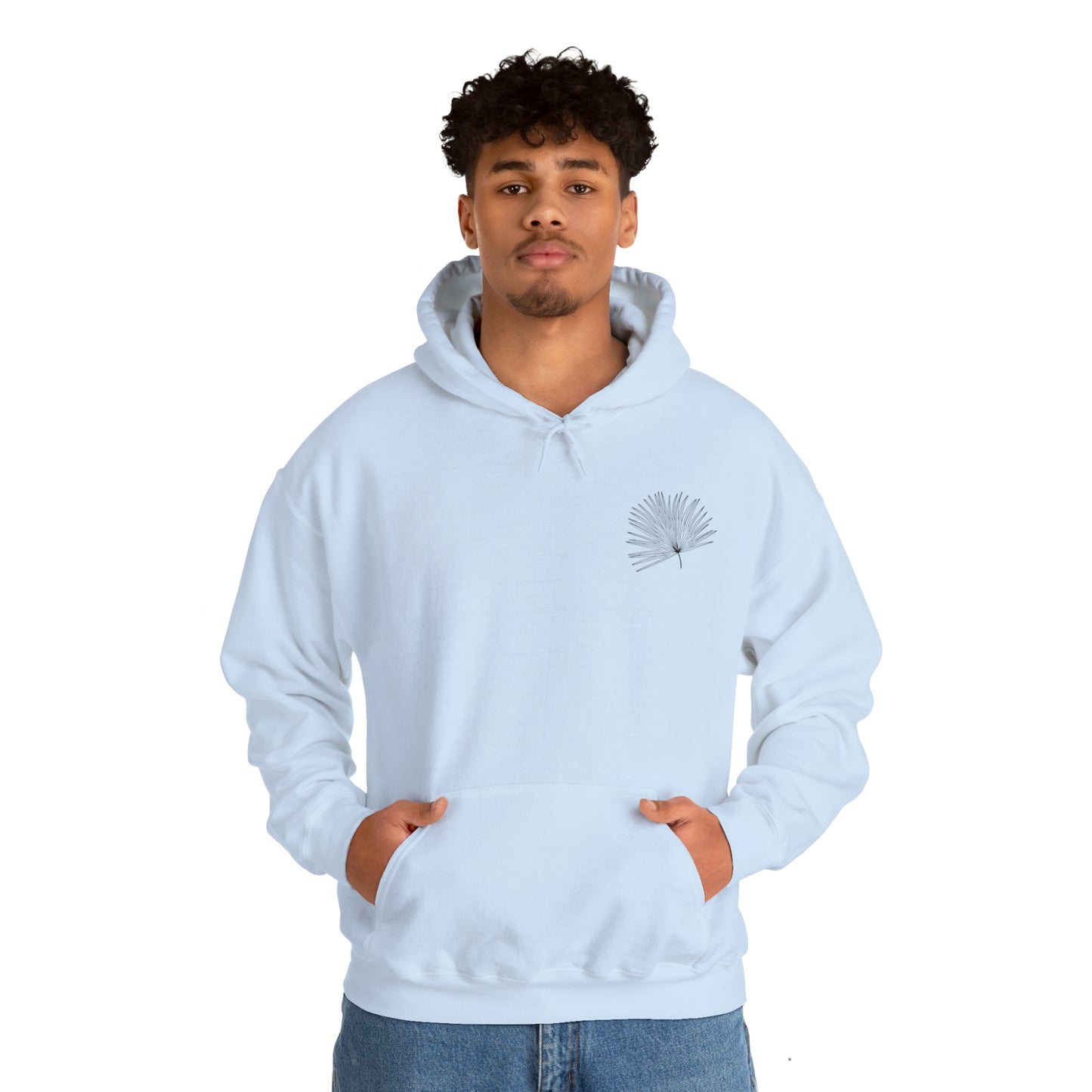 Palm Leaf Unisex Hooded Sweatshirt