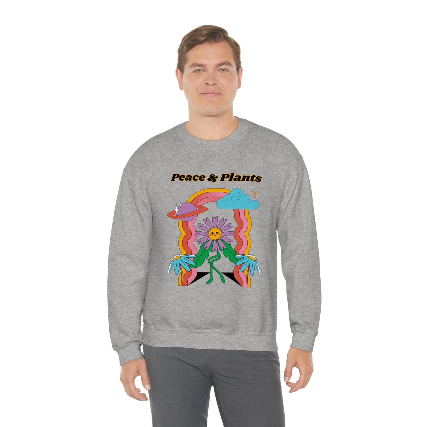 Peace & Plants Unisex Crewneck