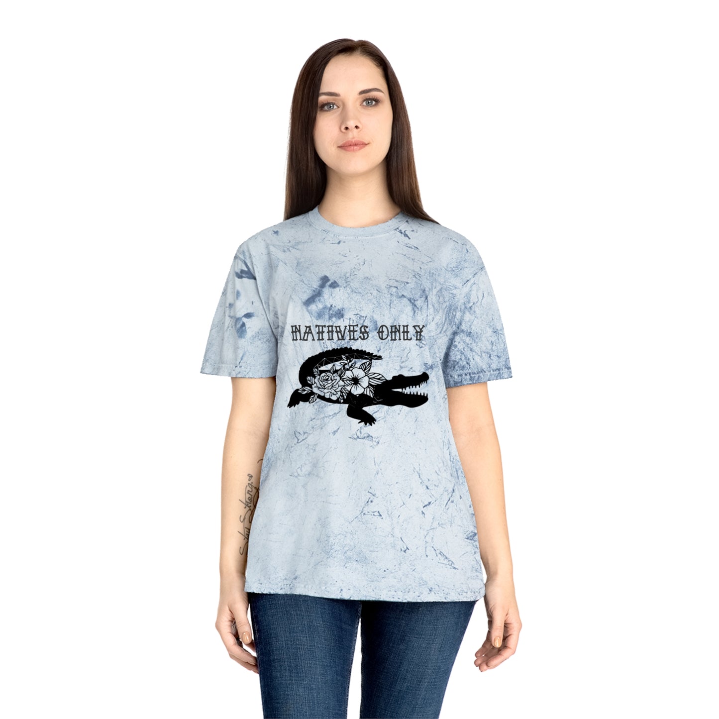 Natives Only Alligator Unisex Color Blast T-Shirt