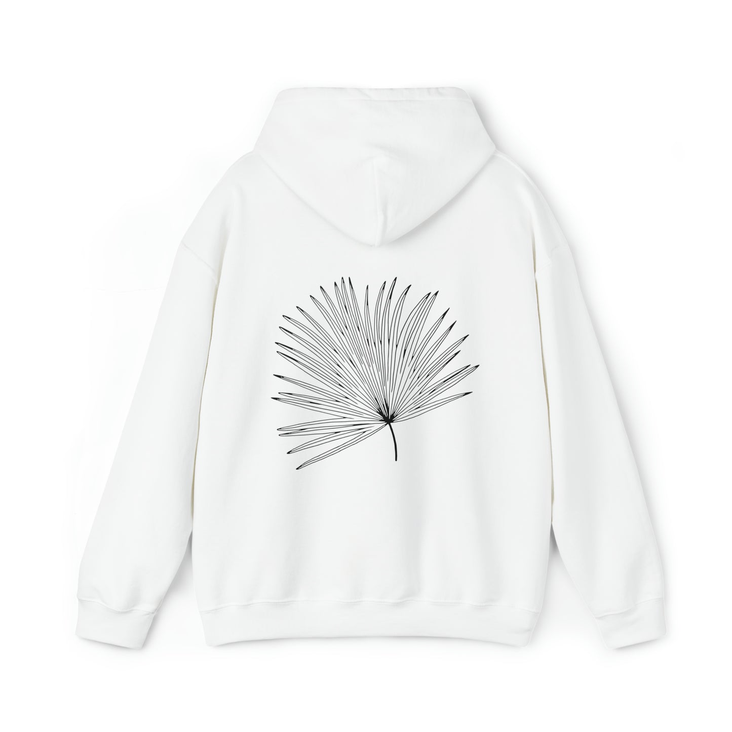 Palm Leaf Unisex Hooded Sweatshirt