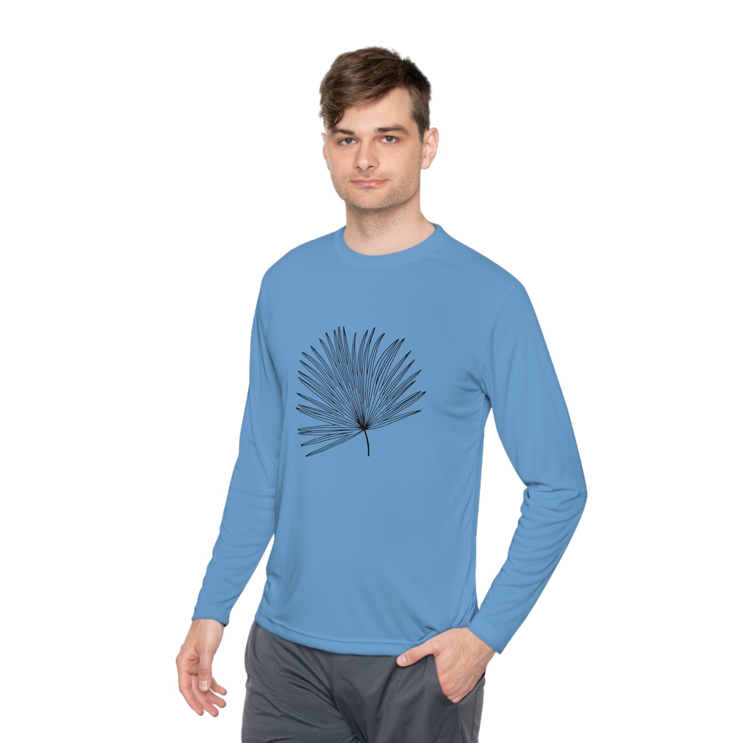 Palm Leaf Unisex Lightweight Long Sleeve