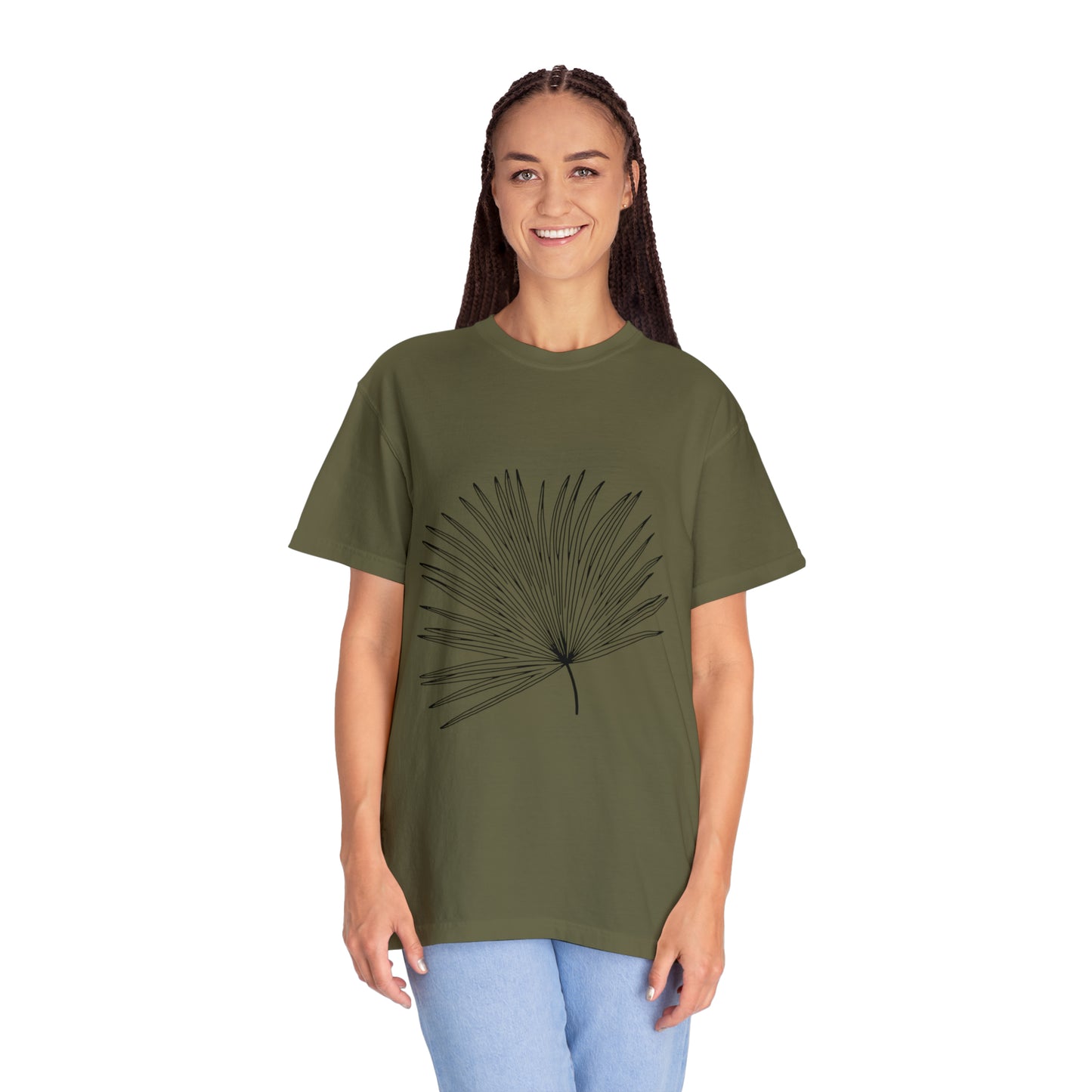 Palm Leaf Unisex Garment-Dyed T-shirt