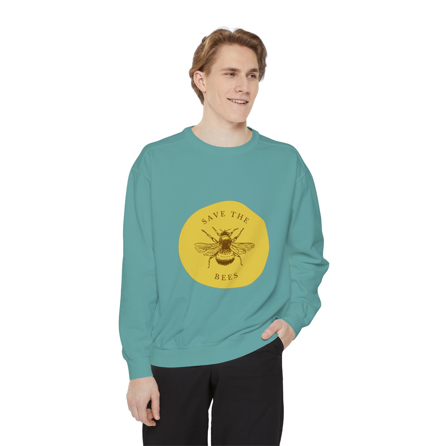 Save The Bees Unisex Garment-Dyed Sweatshirt