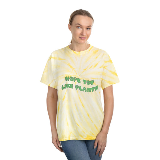 Hope You Like Plants Tie-Dye Tee, Cyclone