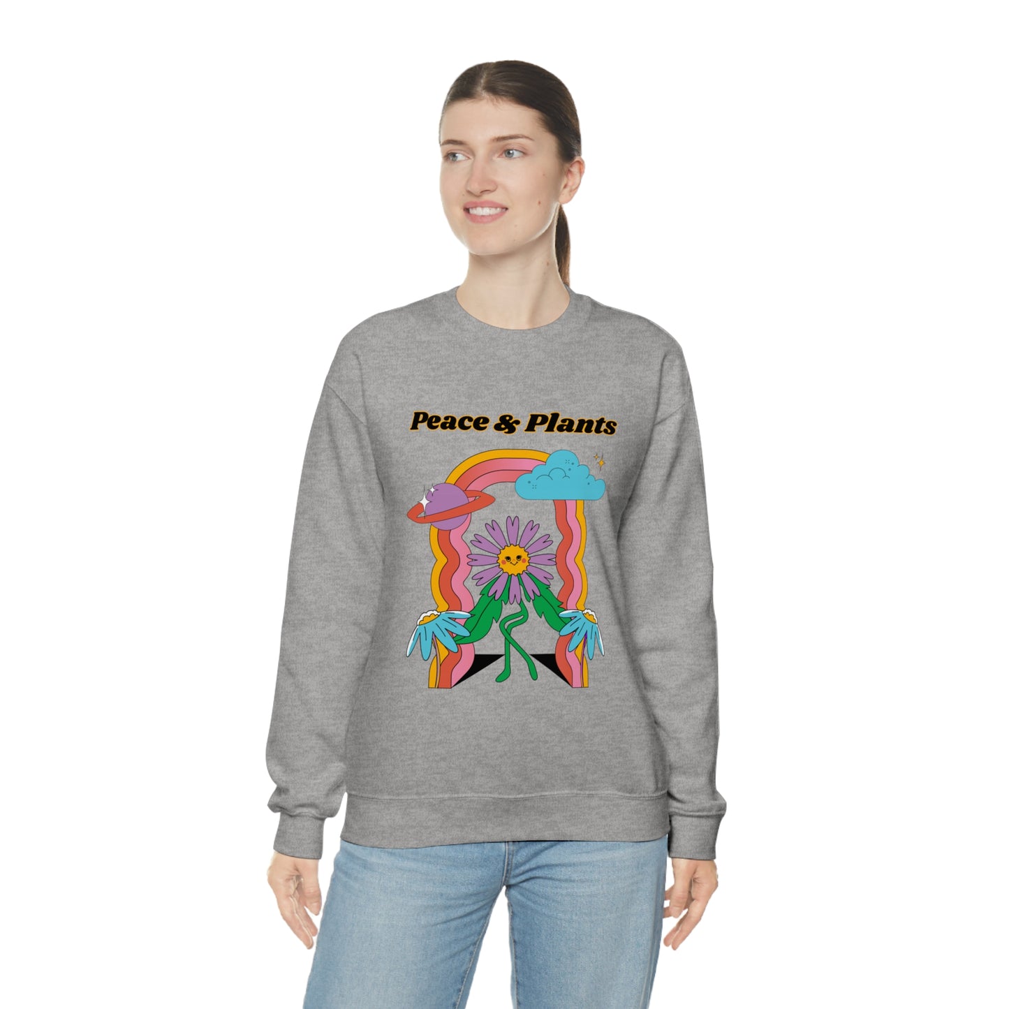 Peace & Plants Unisex Crewneck