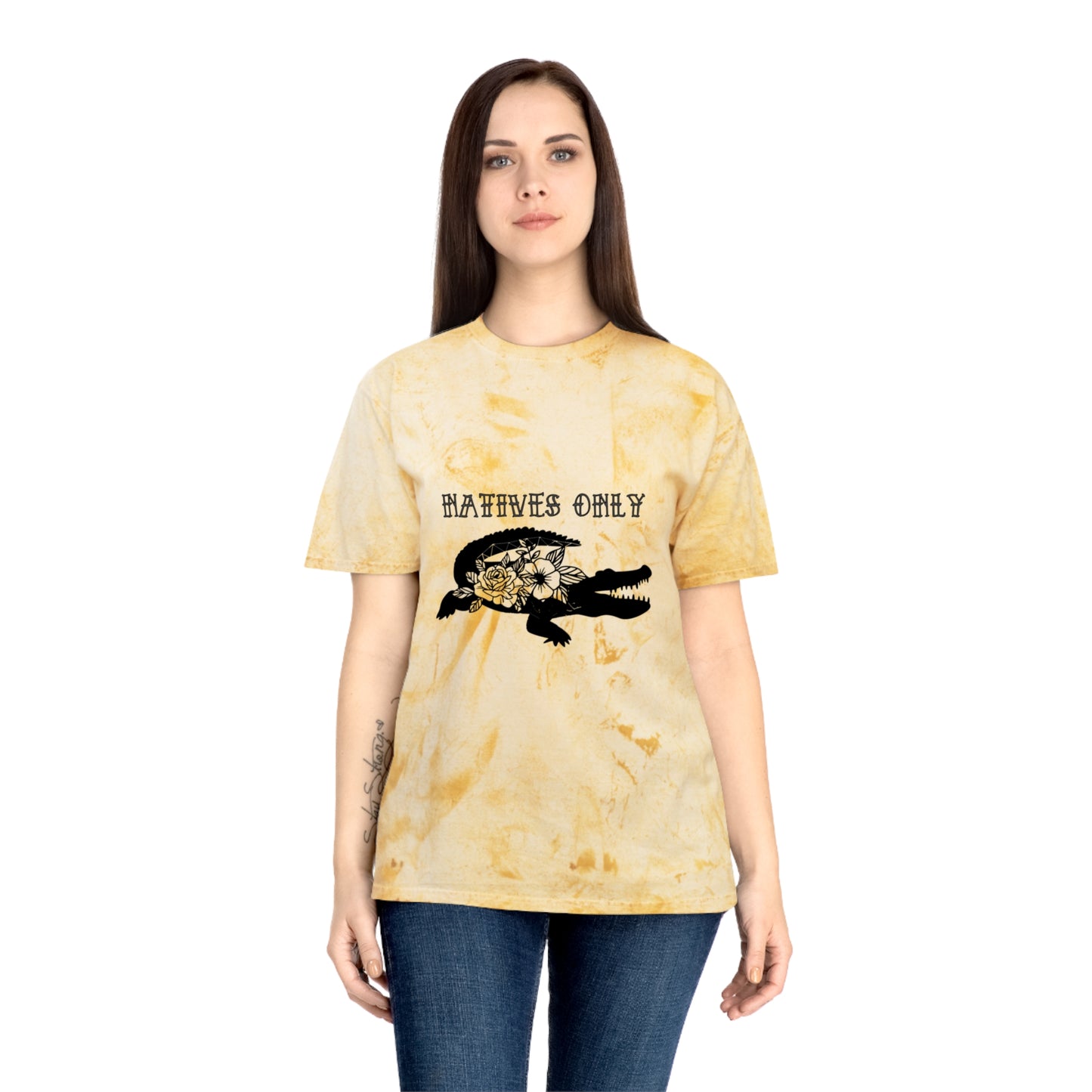 Natives Only Alligator Unisex Color Blast T-Shirt