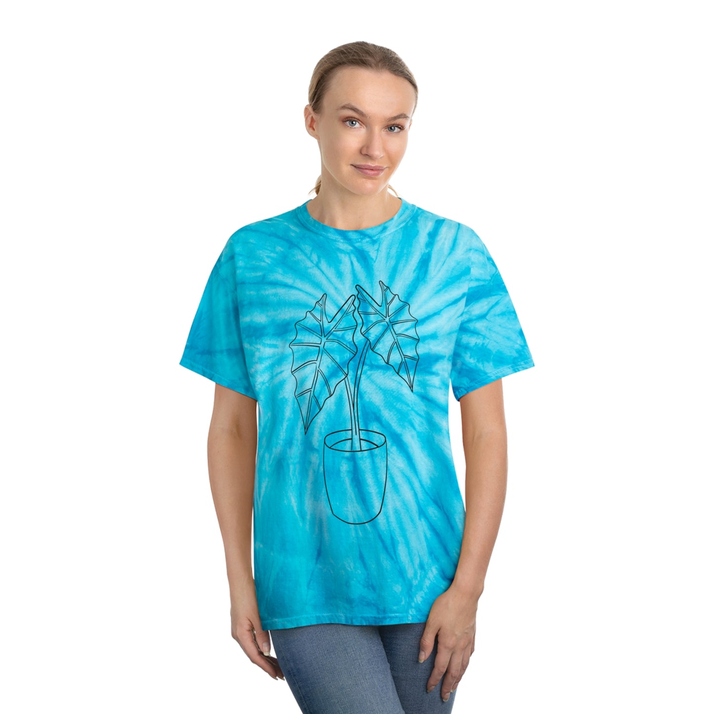 Alocasia Tie-Dye Tee, Cyclone