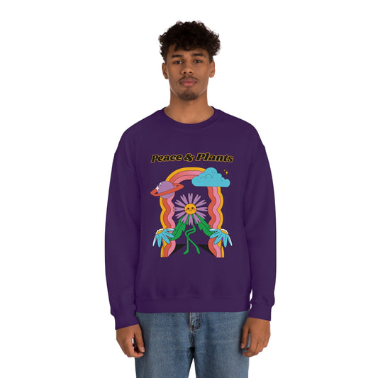 Peace & Plants Unisex Crewneck