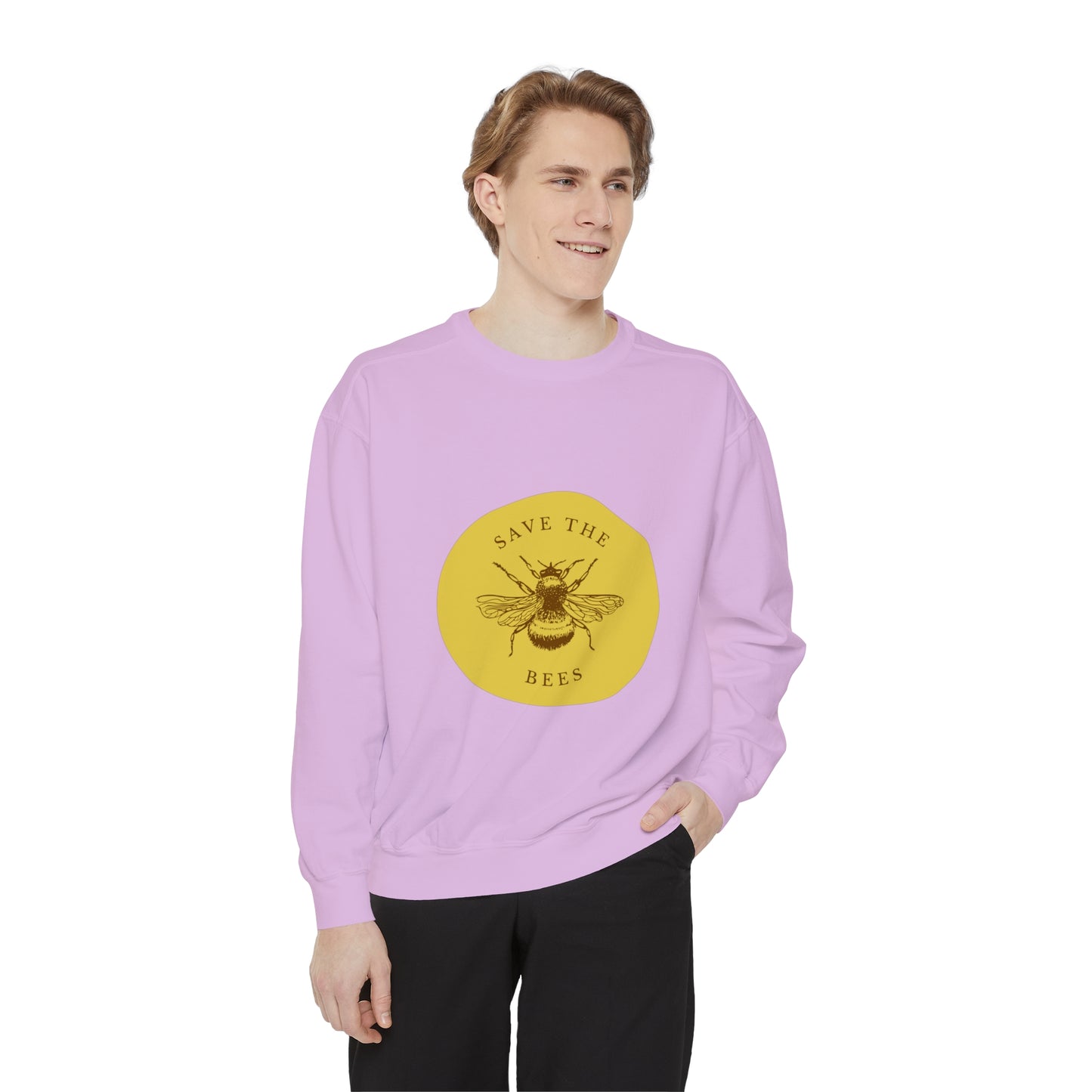 Save The Bees Unisex Garment-Dyed Sweatshirt