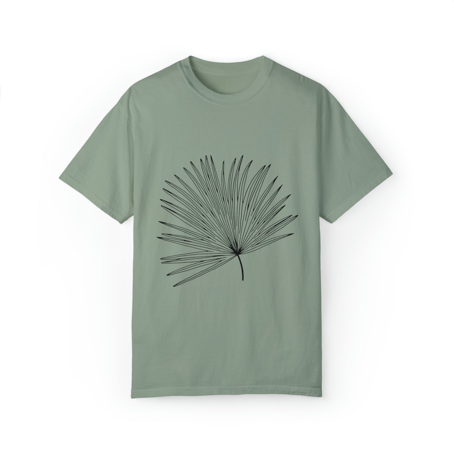 Palm Leaf Unisex Garment-Dyed T-shirt