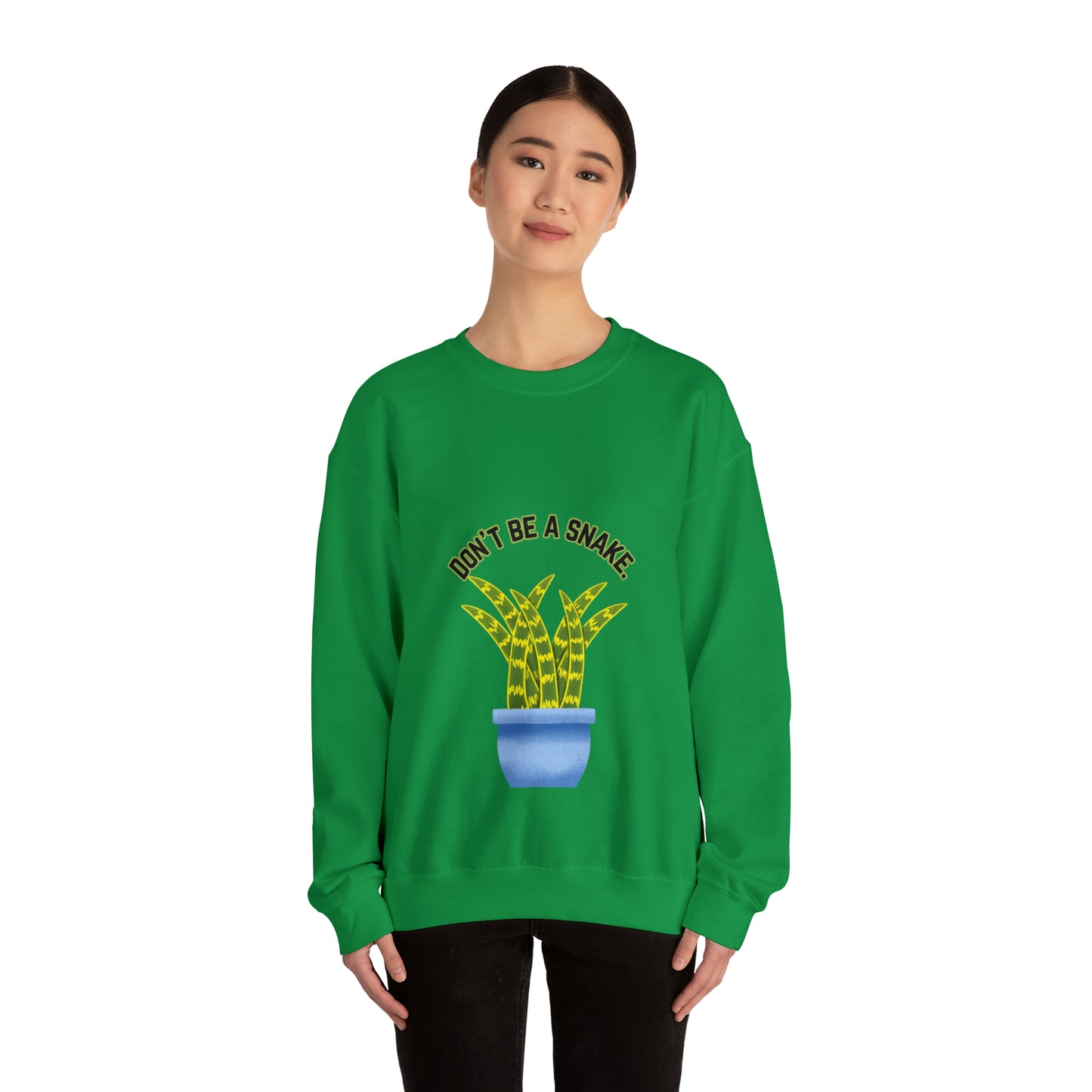 Don't Be A Snake Unisex Crewneck Sweatshirt