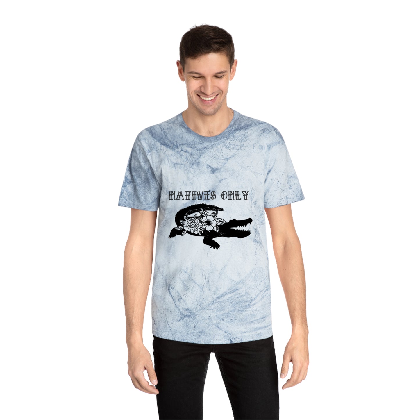 Natives Only Alligator Unisex Color Blast T-Shirt