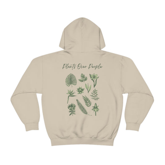 Plants Over People Unisex Hooded Sweatshirt