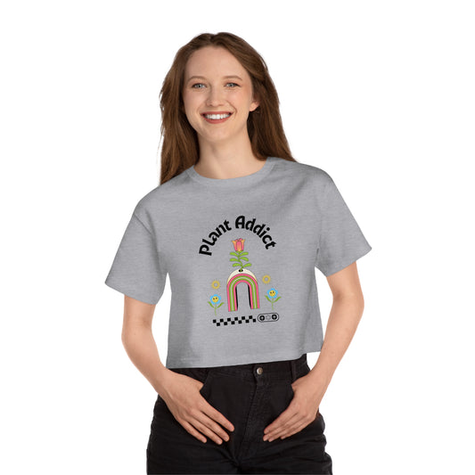 Plant Addict Champion Women's Cropped T-Shirt