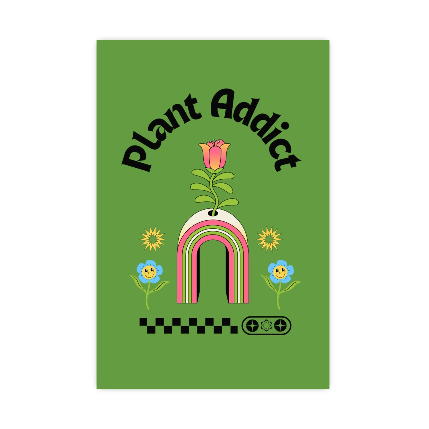 Plant Addict Vertical Matte Posters