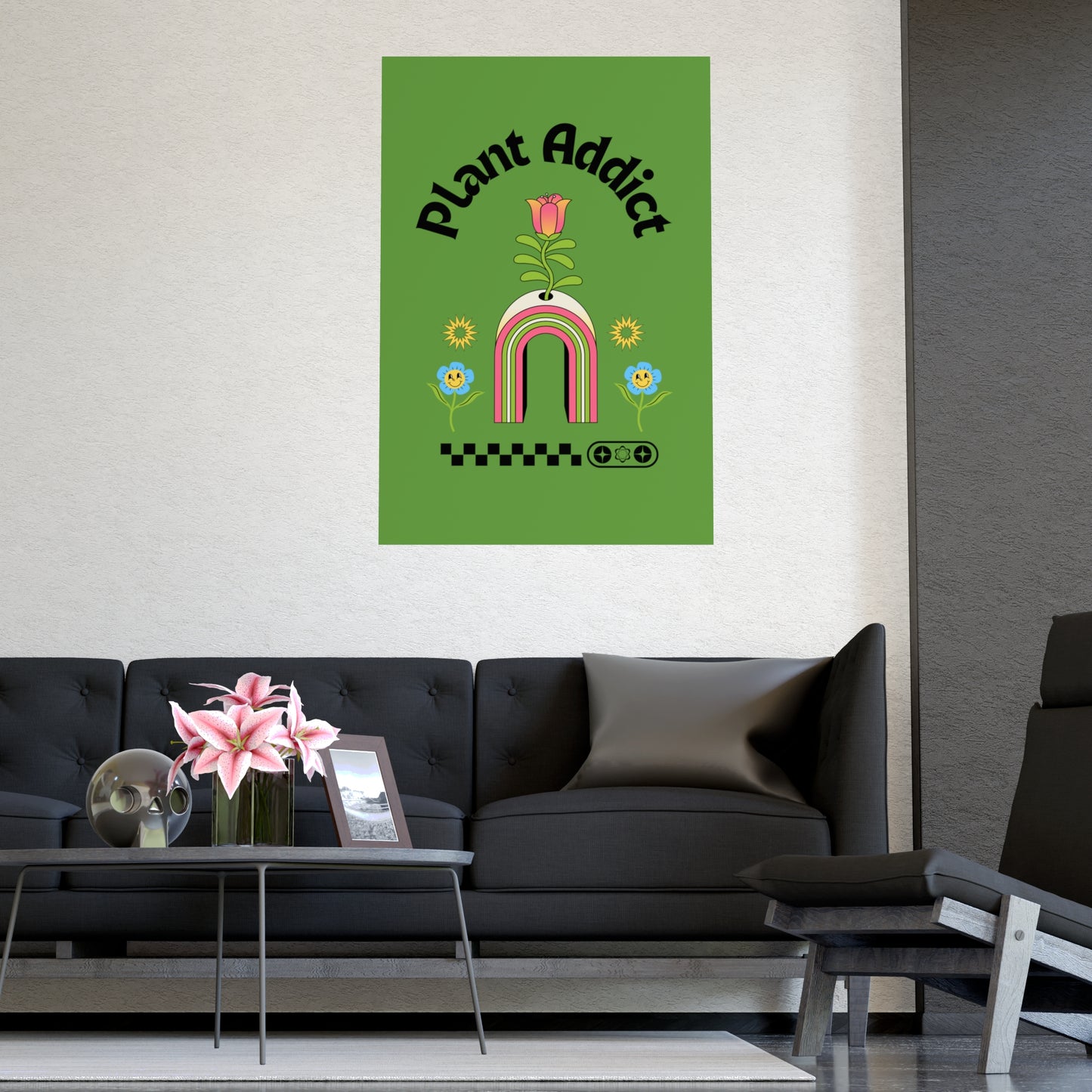 Plant Addict Vertical Matte Posters