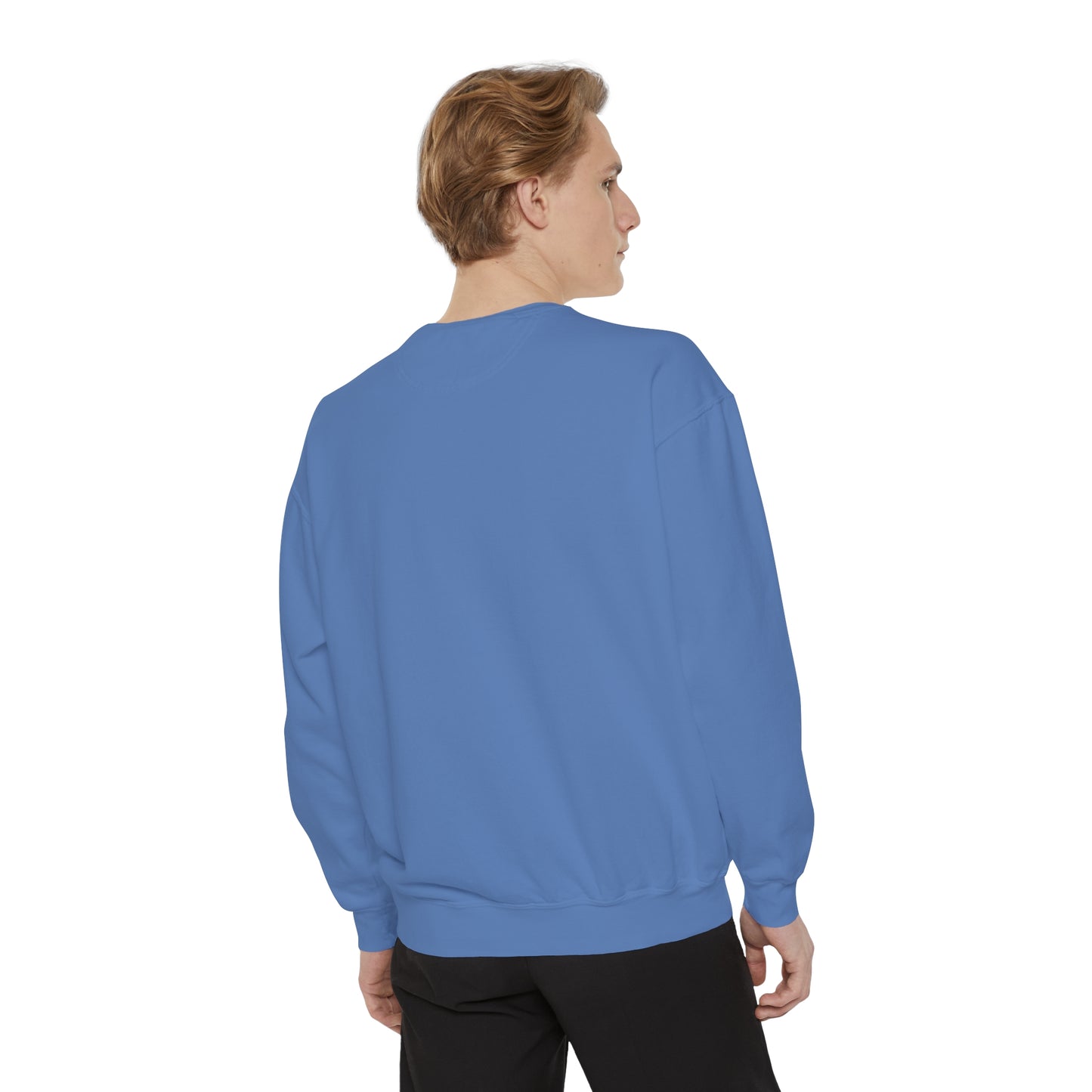 Palm Leaf Unisex Garment-Dyed Crewneck