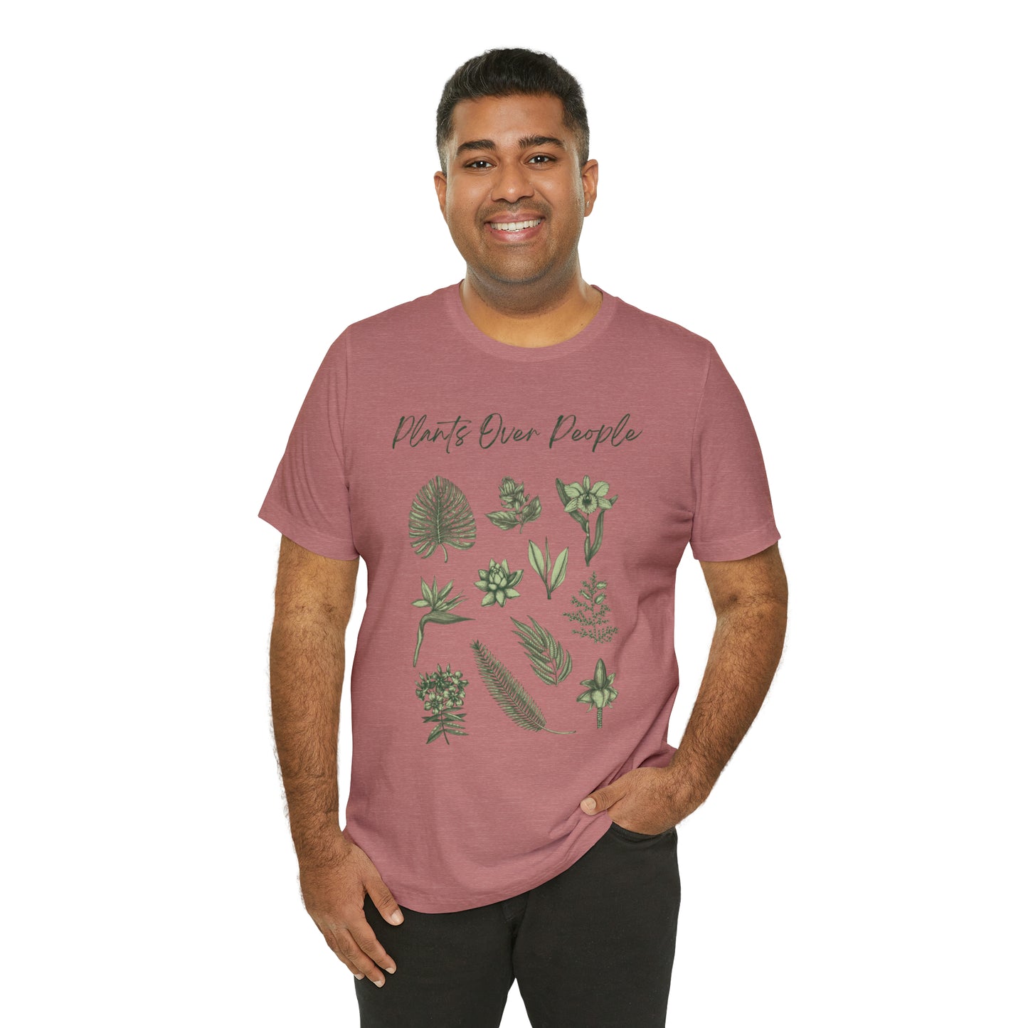 Plants Over People Unisex Jersey Short Sleeve Tee