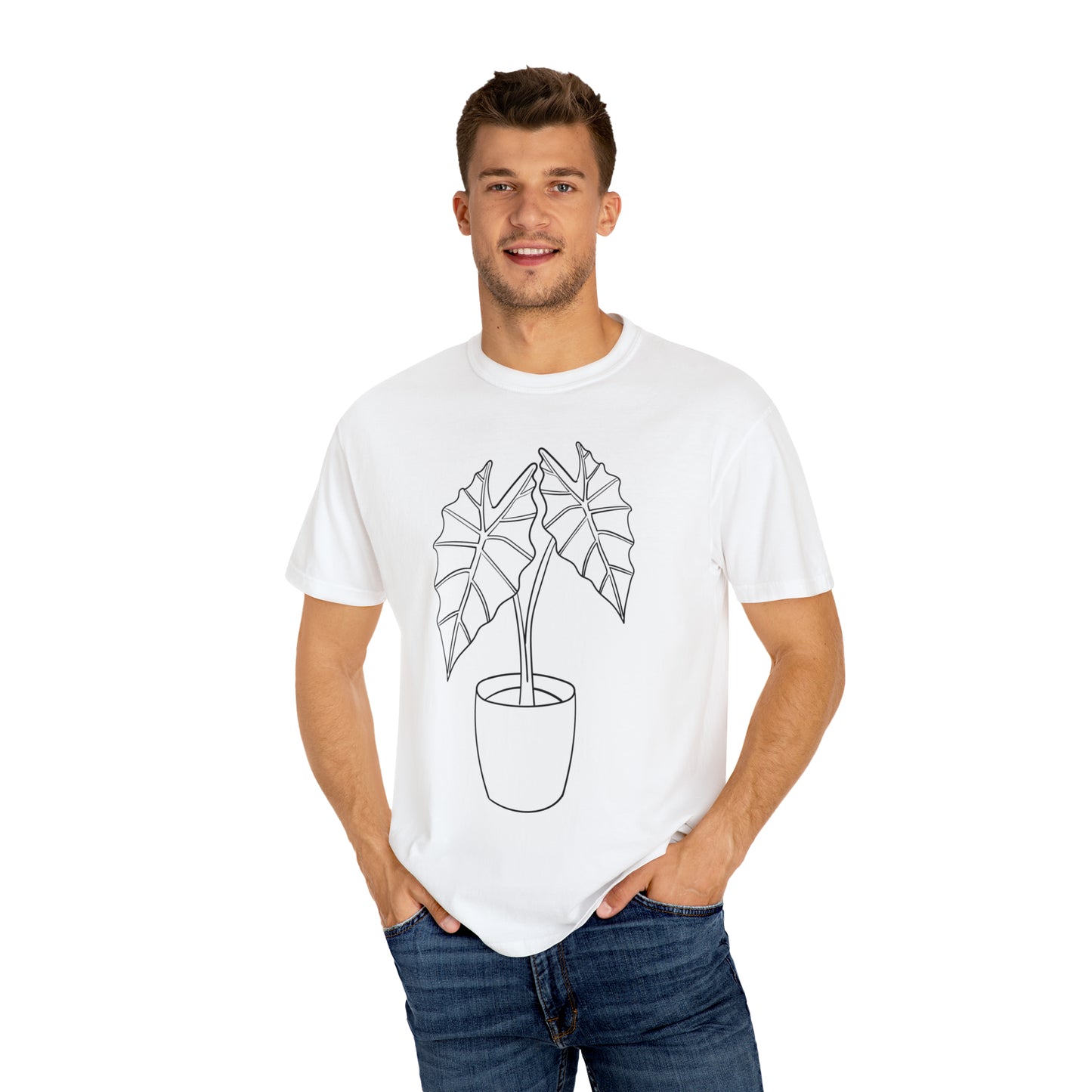 Alocasia Unisex Garment-Dyed T-shirt