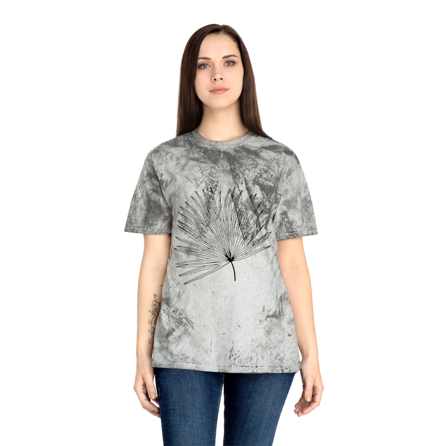 Palm Leaf Unisex Color Blast T-Shirt