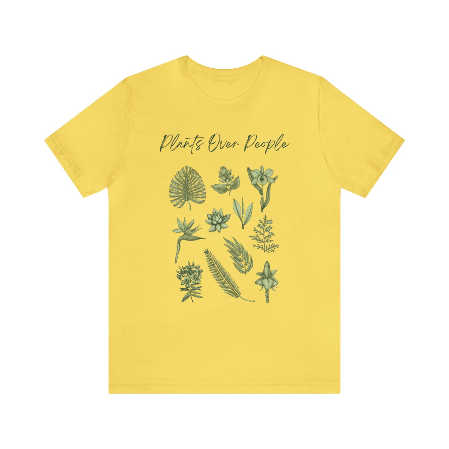 Plants Over People Unisex Jersey Short Sleeve Tee