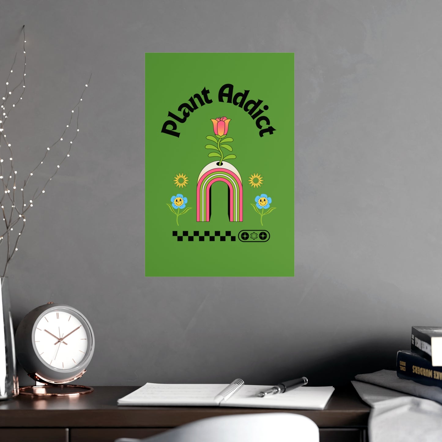 Plant Addict Vertical Matte Posters